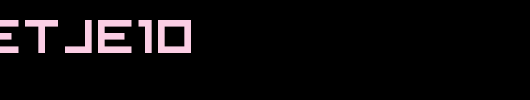 pannetje10_英文字体