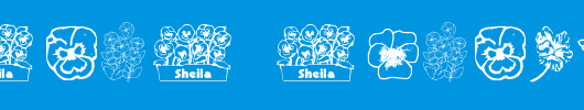 pansies4sheila2_英文字体