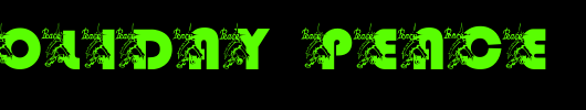 pf_holiday_peace_英文字体