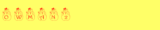 pf_snowman2_英文字体