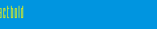 phantaconcompactbold_英文字体