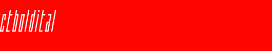 phantaconcompactboldital_英文字体
