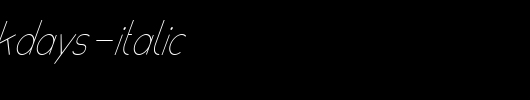 poor-weekdays-Italic.ttf