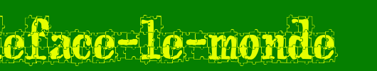 puzzleface-le-monde_英文字体