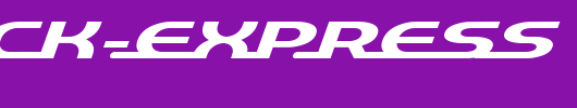 quick-express_英文字体