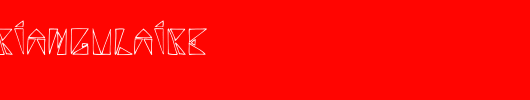 rancunetriangulaire.otf 好看的英文字体