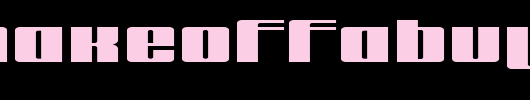 remakeoffabulous3-Bold.ttf 好看的英文字体