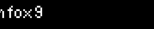 screenfox9_英文字体