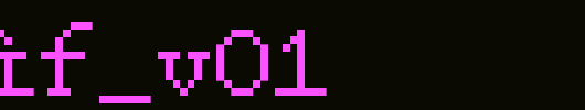 serif_v01.ttf是一款不错的英文字体下载