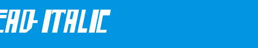 shellhead-Italic.ttf是一款不错的英文字体下载