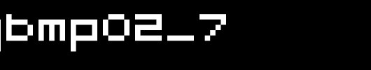somybmp02_7.ttf是一款不错的英文字体下载