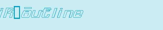 spuknik-outline.ttf是一款不错的英文字体下载