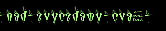 sputnyk-nad-zvyezdamy-eval-.ttf是一款不错的英文字体下载