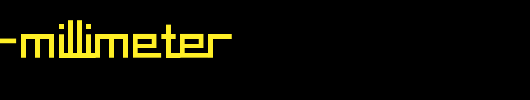square-millimeter.ttf是一款不错的英文字体下载