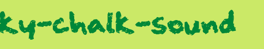 squeaky-chalk-sound.ttf是一款不错的英文字体下载
