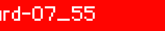 standard-07_55.ttf是一款不错的英文字体下载