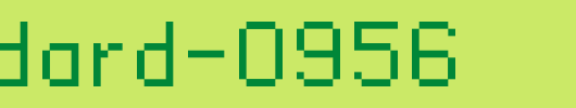 standard-0956_英文字体
