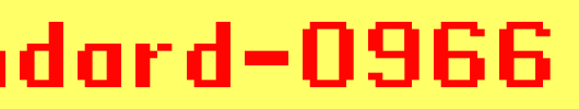 standard-0966_英文字体