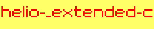 superhelio-_extended-copy-1-.ttf是一款不错的英文字体下载