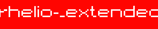 superhelio-_extended_ultra.ttf是一款不错的英文字体下载
