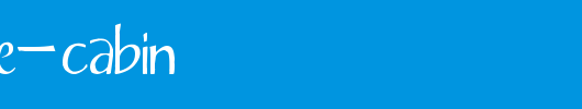 the-Blue-Cabin.ttf类型，T字母英文