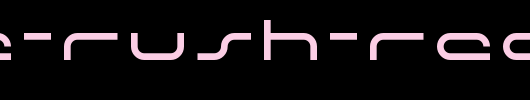 the-rush-Regular.ttf类型，T字母英文