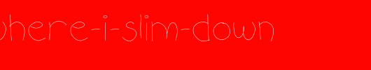 this-is-where-i-slim-down.ttf类型，T字母英文