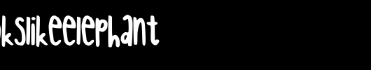 thisfontlookslikeelephant.ttf类型，T字母英文