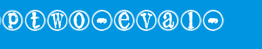 thumptwo-eval-.ttf类型，T字母英文