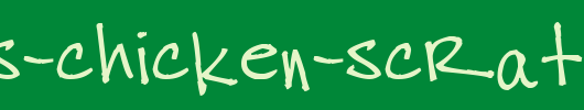 thuys-chicken-scratch.ttf类型，T字母英文