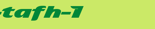 tsp-tafh-1.ttf类型，T字母英文