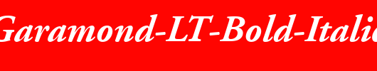 Adobe-Garamond-LT-Bold-Italic_英文字体