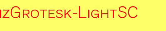 AkzidenzGrotesk-LightSC_英文字体