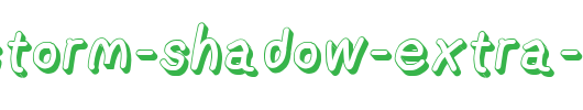 AppleStorm-Shadow-Extra-Bold-Italic