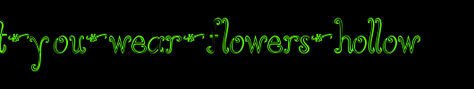 Austie-Bost-You-Wear-Flowers-Hollow
