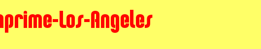 Chalet-Comprime-Los-Angeles_英文字体