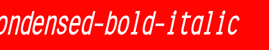 Clean-Condensed-Bold-Italic.ttf