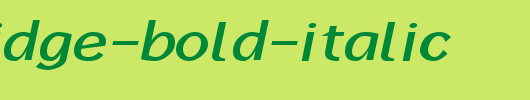 Oak-Ridge-Bold-Italic.ttf英文字体下载