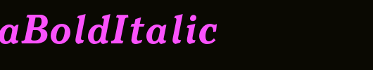 PacellaBoldItalic_英文字体