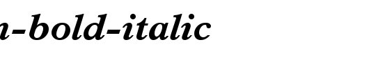 Plantin-Bold-Italic_英文字体