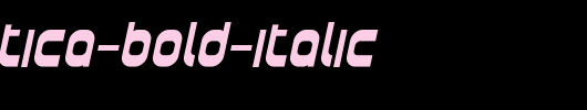 Plasmatica-Bold-Italic_英文字体