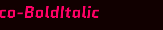 Quantico-BoldItalic_英文字体