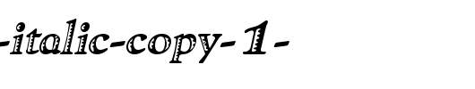 Ramona-Italic-copy-1-.ttf 好看的英文字体