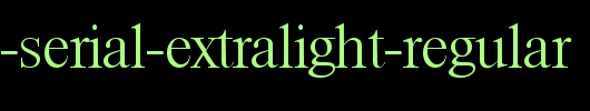 Riccione-Serial-ExtraLight-Regular.ttf 好看的英文字体