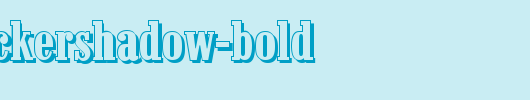 RobertBeckerShadow-Bold.ttf 好看的英文字体