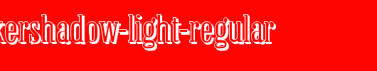 RobertBeckerShadow-Light-Regular.ttf 好看的英文字体