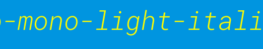 Roboto-Mono-Light-Italic.ttf 好看的英文字体