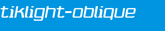 RobustikLight-Oblique.ttf 好看的英文字体