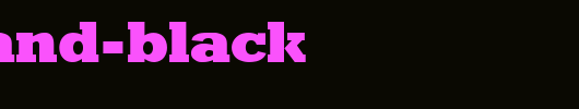 Rockland-Black.ttf 好看的英文字体