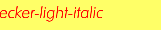 RolandBecker-Light-Italic.ttf 好看的英文字体